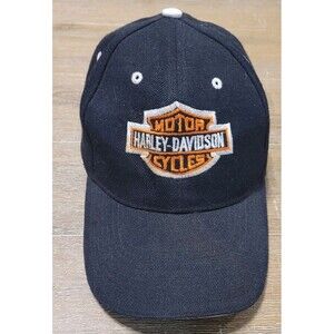 Harley Davidson Hat Bar Shield Motorcycles Spell Out Logo Baseball Cap Adjust